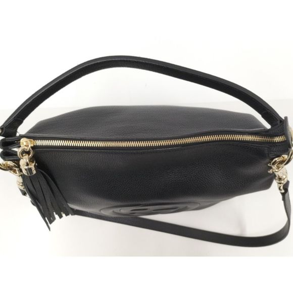 Gucci Soho Handbag Interlocking GG Leather Black - Picture 6 of 10